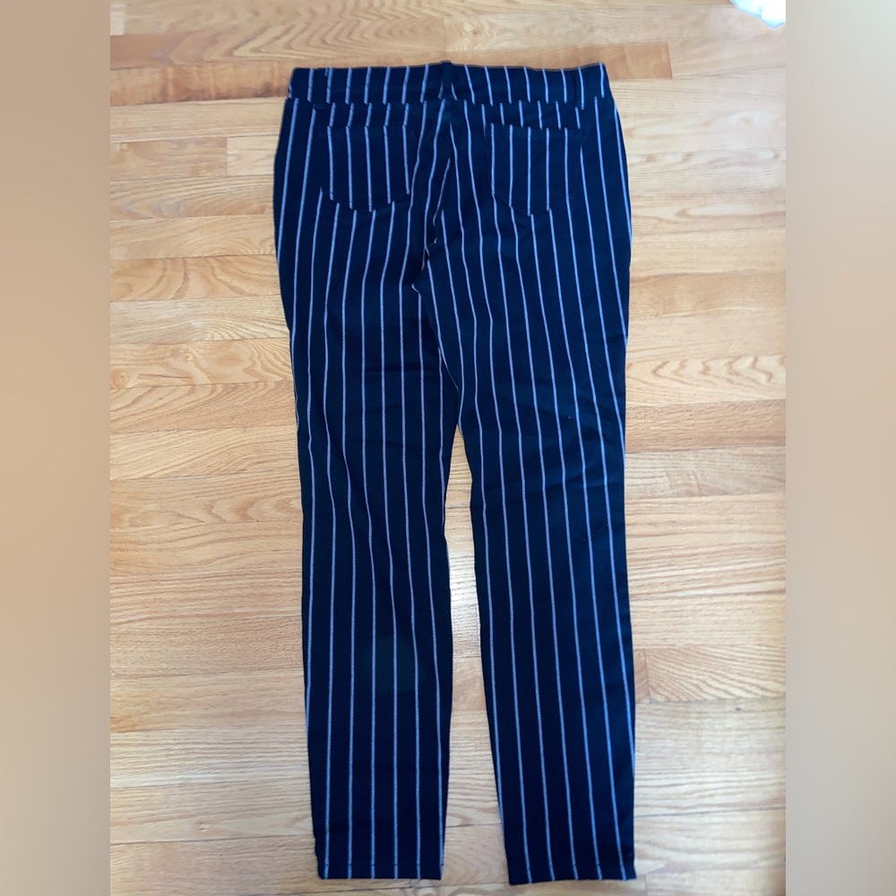 George Navy and White Striped Jeans